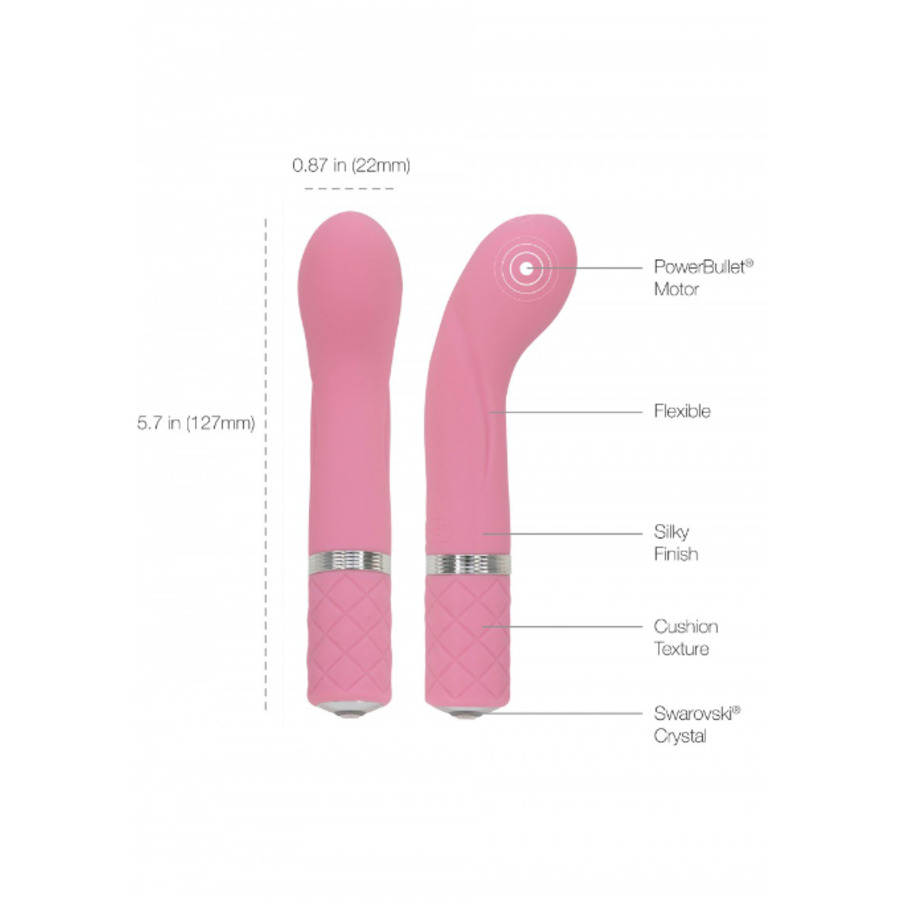 Pillow Talk - Racy USB-Rechargeable Mini G-Spot Vibrator Toys for Her